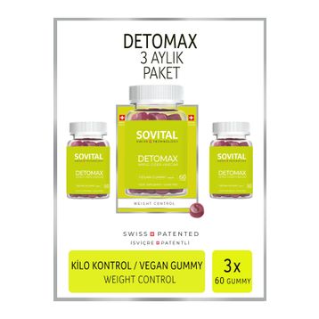 Sovital Detomax Apple Vinegar 60 Çiğnenebilir Tablet