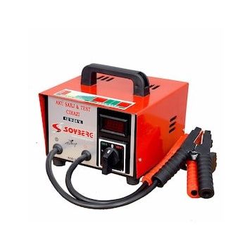 Soyberg 125A 12V 24V 300A Şalterli LED Ekranlı Akü Test Cihazı