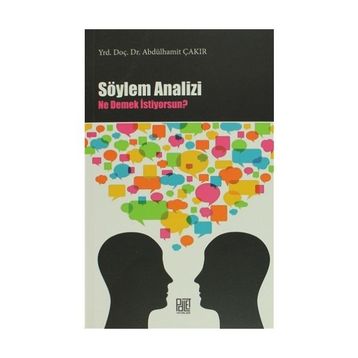 Söylem Analizi - Abdülhamit Çakır