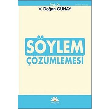 SÖYLEM ÇÖZÜMLEMESI - V. DOĞAN GÜNAY