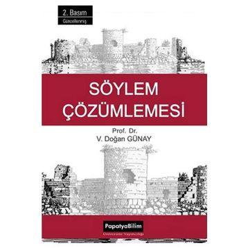 SÖYLEM ÇÖZÜMLEMESI - V. DOĞAN GÜNAY