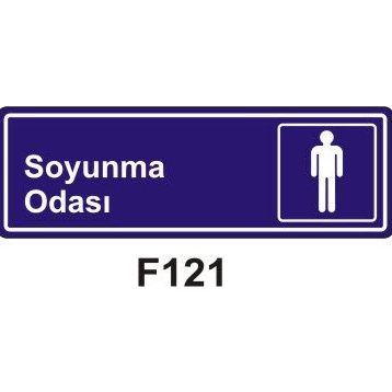 Soyunma Odası Levhası