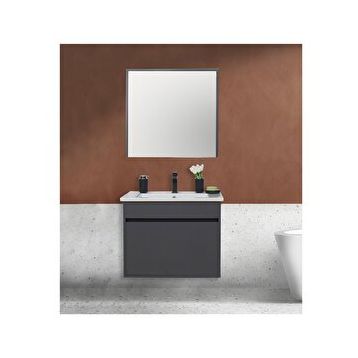 Sözcan Group Dicle Takımı Antrasit 55 cm Asma Alt+Üst+Lavabo