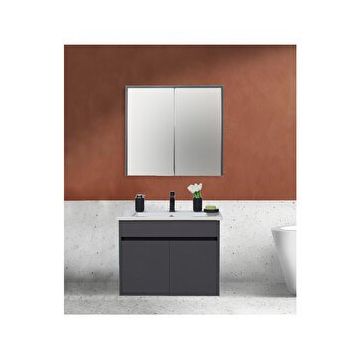 Sözcan Group Dicle Takımı Antrasit 65 cm Asma Alt+Üst+Lavabo