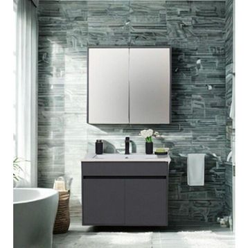Sözcan Group Dicle Takımı Antrasit 80 cm Asma Alt+Üst+Lavabo