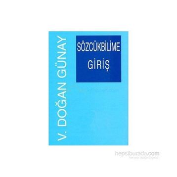 Sözcükbilime Giriş - V. Doğan Günay