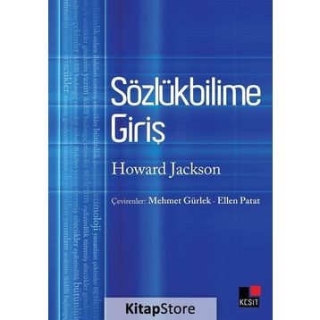 Sözlükbilime Giriş - Howard Jackson