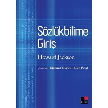 Sözlükbilime Giriş - Howard Jackson