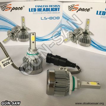 Space 9005 HB3 Super White Halojen 2'li 100W Far Ampulü