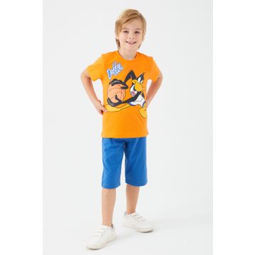 Space Jam L1568-3 Erkek Çocuk Pijama Takımı