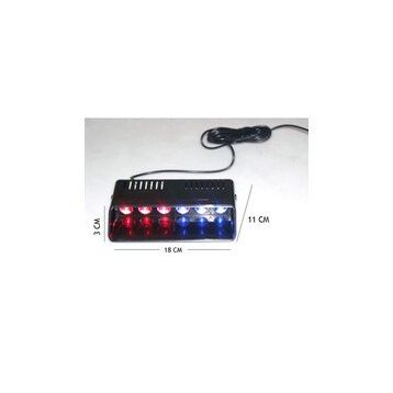 Space Lapa174 6W Kırmızı-Mavi 8 Fonksiyonlu Flaş Led Çakarlı