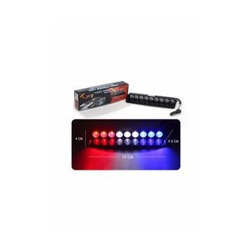 Space Lapa175 27W Kırmızı-Beyaz-Mavi 8 Fonksiyonlu Flaş Led Çakarlı