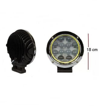 Space LASS253-NA 12 Ledli 60W 12-24V Nikel Angel Offroad Sis Lambası