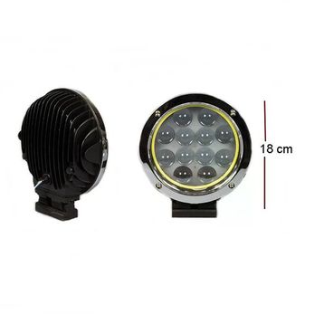 Space LASS253-NA 12 Ledli 60W 12-24V Nikel Angel Offroad Sis Lambası