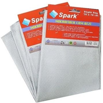 Spark 50x70 cm Gri Mikrofiber Cam Bezi