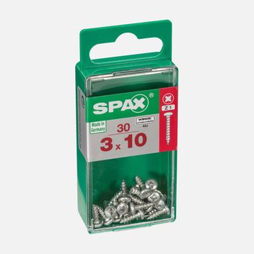Spax 3x10 mm Yuvarlak Başlı Vida