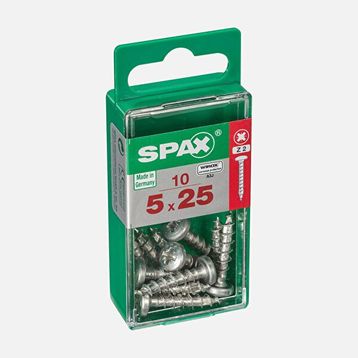 Spax 5x25 mm Yuvarlak Başlı Vida