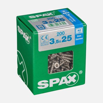 Spax A2 Paslanmaz 3.5x25 mm Havşa Vida