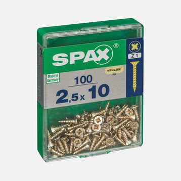 Spax Sarı 2.5x10 mm Havşa Vida