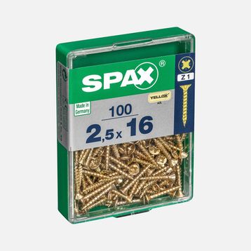 Spax Sarı 2.5x16 mm Havşa Vida