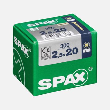 Spax Sarı 2.5x20 mm Havşa Vida