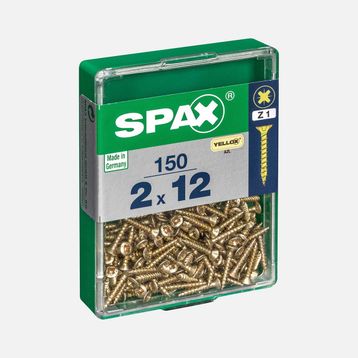 Spax Sarı 2x12 mm Havşa Vida