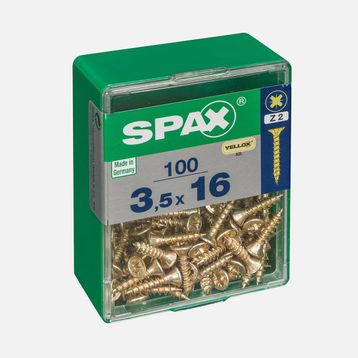 Spax Sarı 3.5x16 mm Havşa Vida