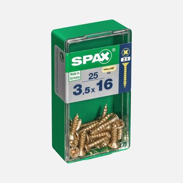 Spax Sarı 3.5x16 mm Havşa Vida