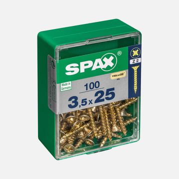 Spax Sarı 3.5x25 mm Havşa Vida