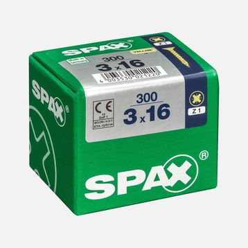 Spax Sarı 3x16 mm Havşa Vida