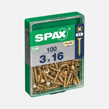 Spax Sarı 3x16 mm Havşa Vida
