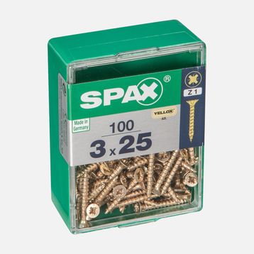 Spax Sarı 3x25 mm Havşa Vida