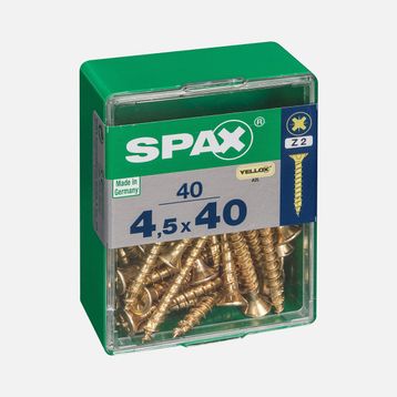 Spax Sarı 4.5x40 mm Havşa Vida