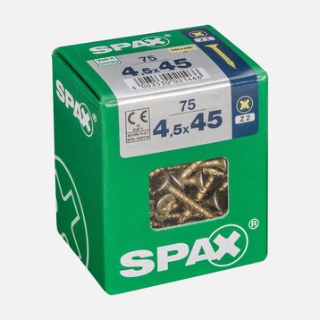 Spax Sarı 4.5x45 mm Havşa Vida