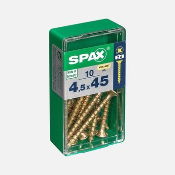 Spax Sarı 4.5x45 mm Havşa Vida