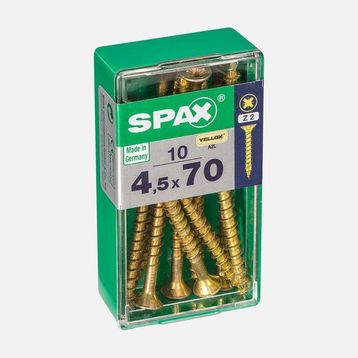 Spax Sarı 4.5x70 mm Havşa Vida