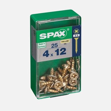 Spax Sarı 4x12 cm Havşa Vida