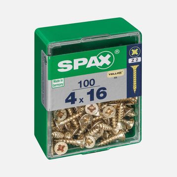 Spax Sarı 4x16 mm Havşa Vida