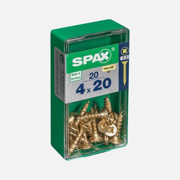 Spax Sarı 4x20 mm Havşa Vida