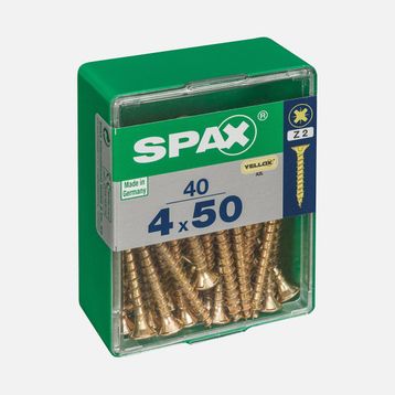 Spax Sarı 4x50 mm Havşa Vida