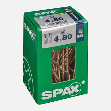 Spax Sarı 4x80 mm Havşa Vida