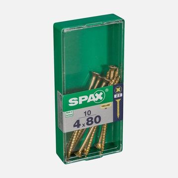 Spax Sarı 4x80 mm Havşa Vida