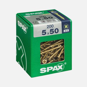Spax Sarı 5x50 mm Havşa Vida