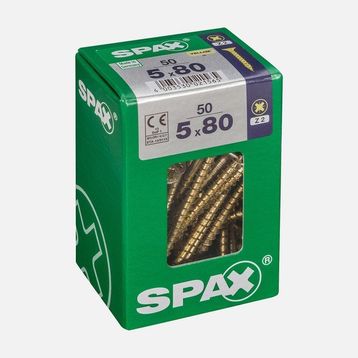 Spax Sarı 5x80 mm Havşa Vida