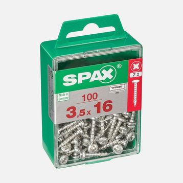 Spax Yuvarlak Başlı 3.5x16 mm Galvaniz