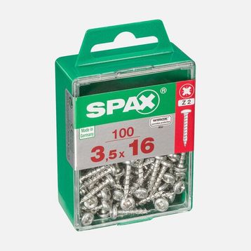 Spax Yuvarlak Başlı 3.5x16 mm Galvaniz