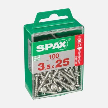 Spax Yuvarlak Başlı 3.5x25 mm Galvaniz