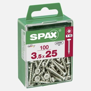 Spax Yuvarlak Başlı 3.5x25 mm Galvaniz