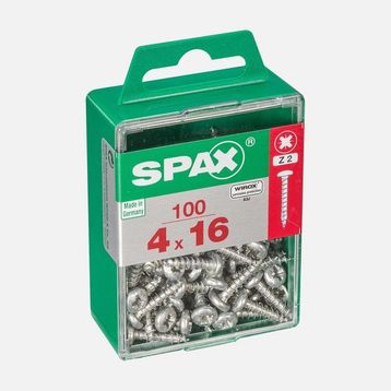 Spax Yuvarlak Başlı 4x16 mm Galvaniz
