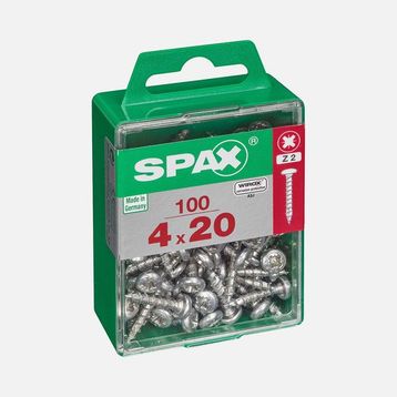 Spax Yuvarlak Başlı 4x20 mm Galvaniz